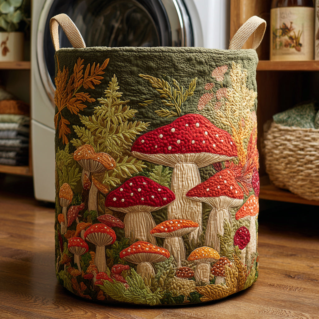 フォレストマッシュルームランドリーバスケット